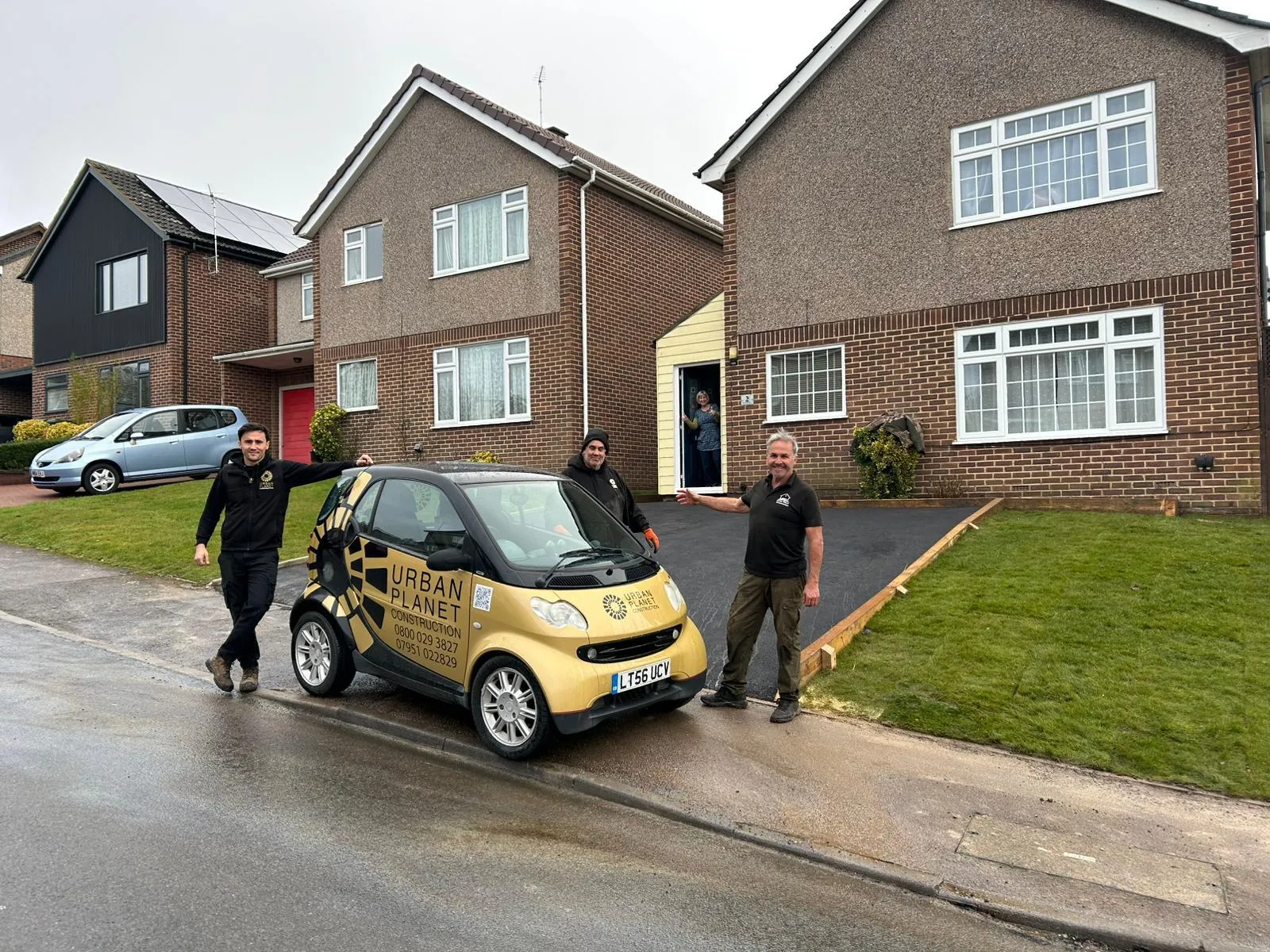 Urban Planet branded van