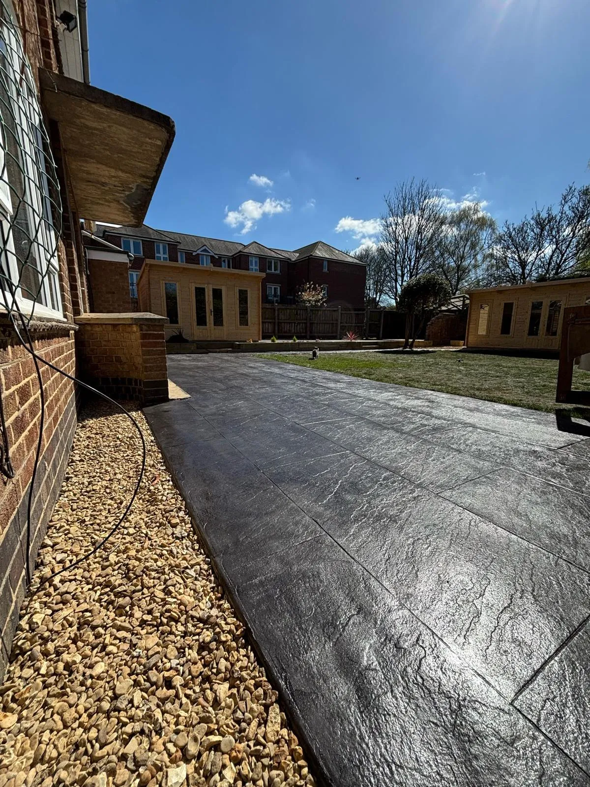 Gravel driveway
