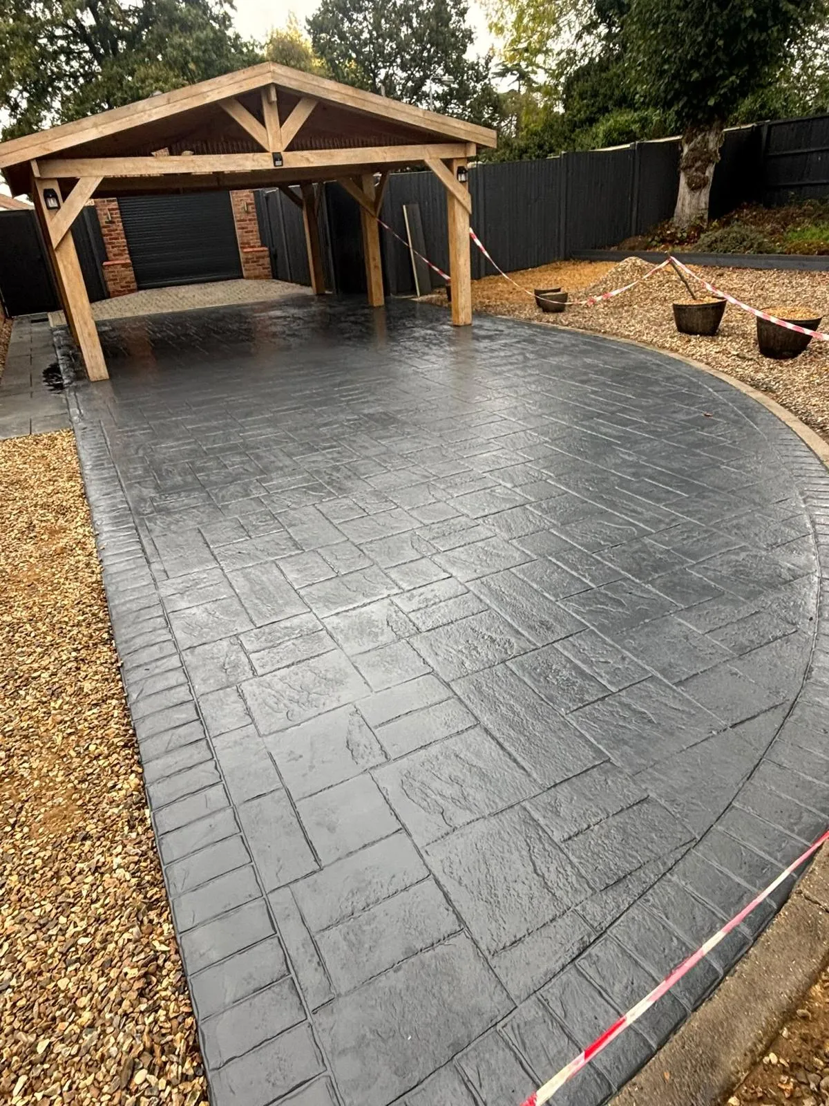 Imprinted concrete